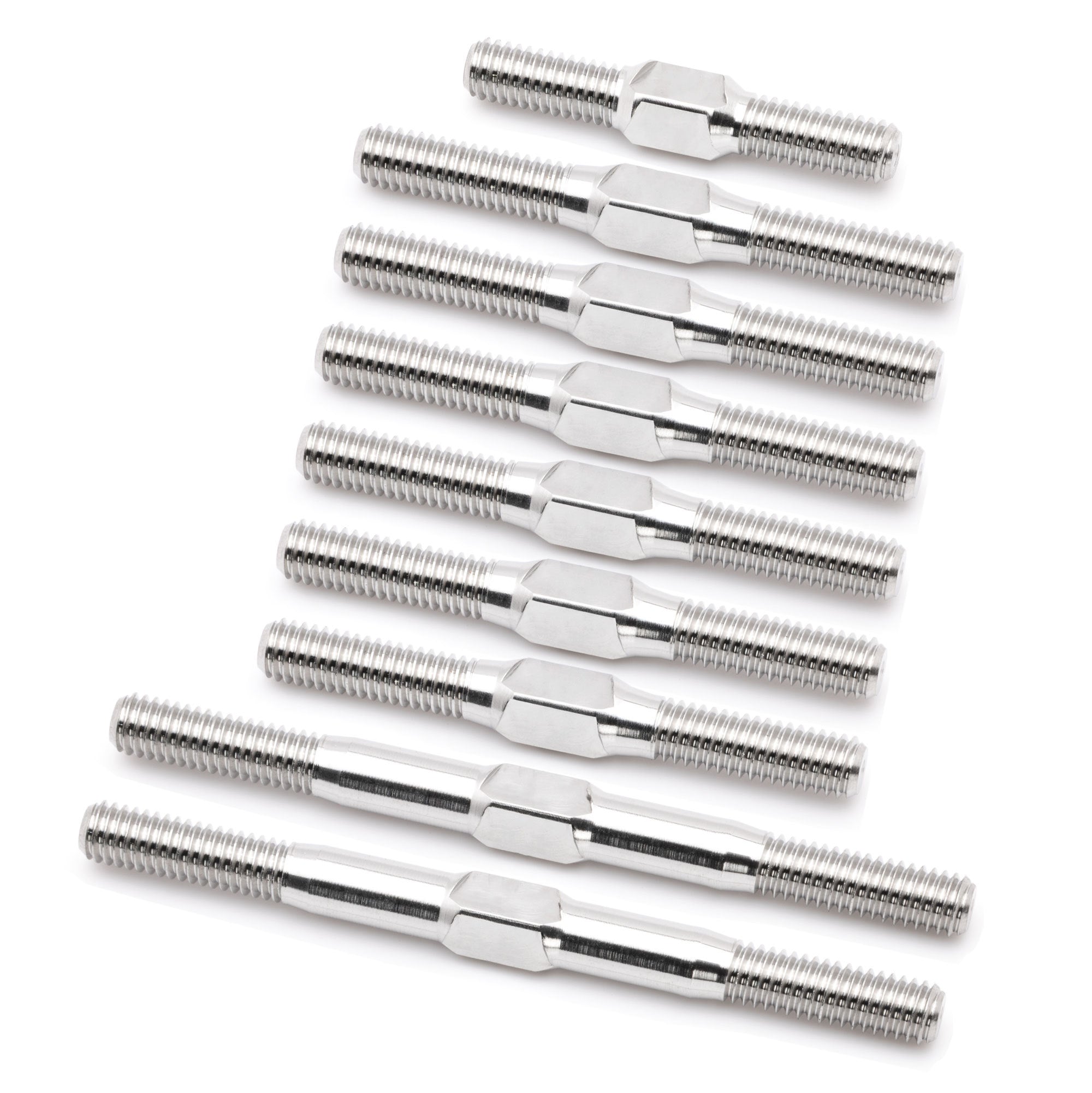 1up Racing Pro Duty Titanium Turnbuckle Set - Axon TC10/3