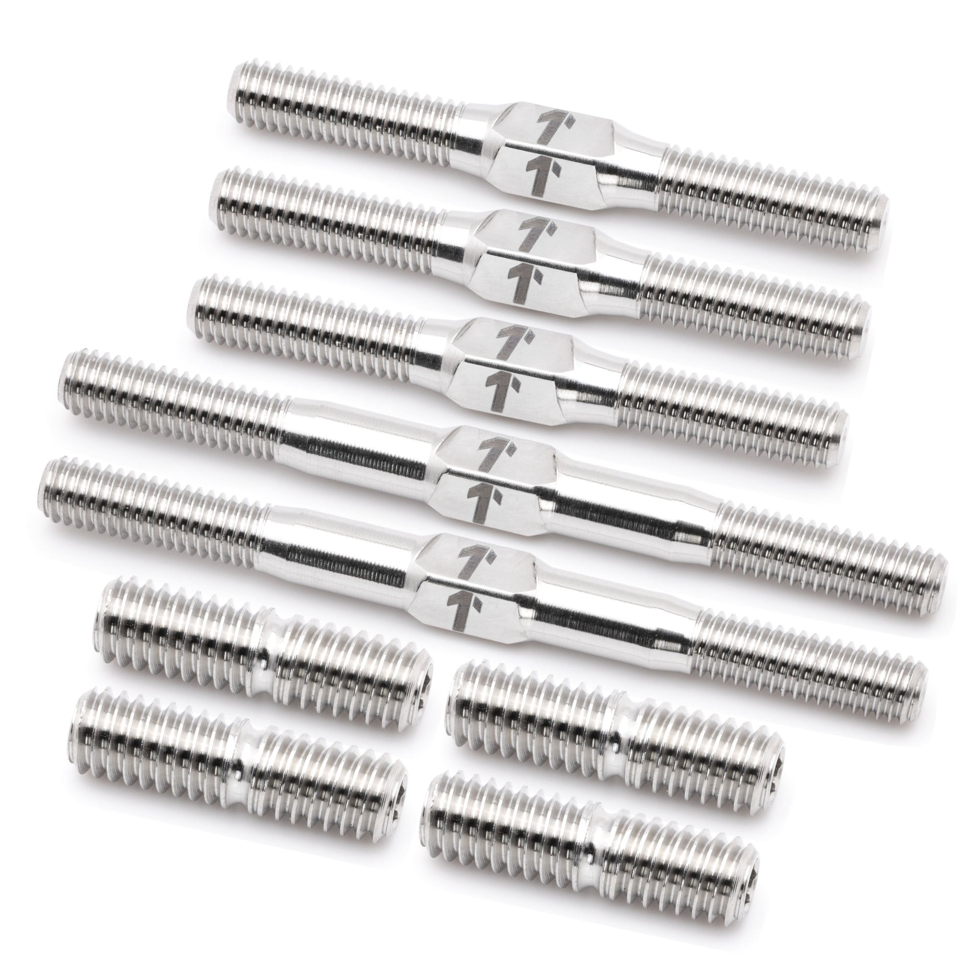 1up Racing Pro Duty Titanium Turnbuckle Set - Mugen MTC-2R & MTC-2F