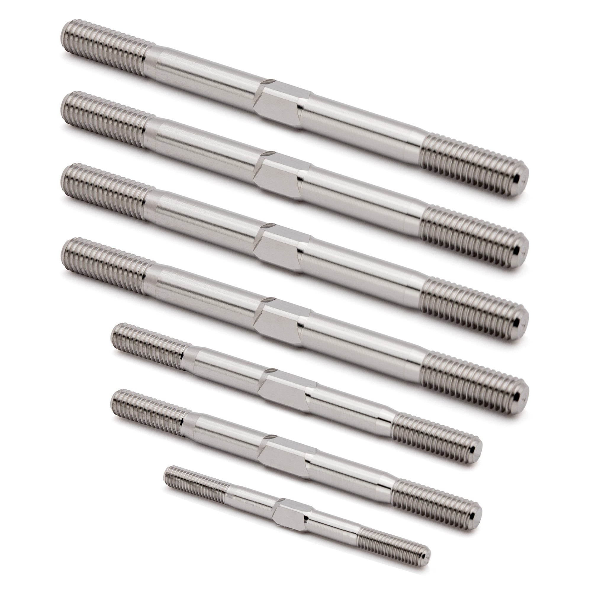 1up Racing Pro Duty Titanium Turnbuckle Set - Tekno NB48 2.2