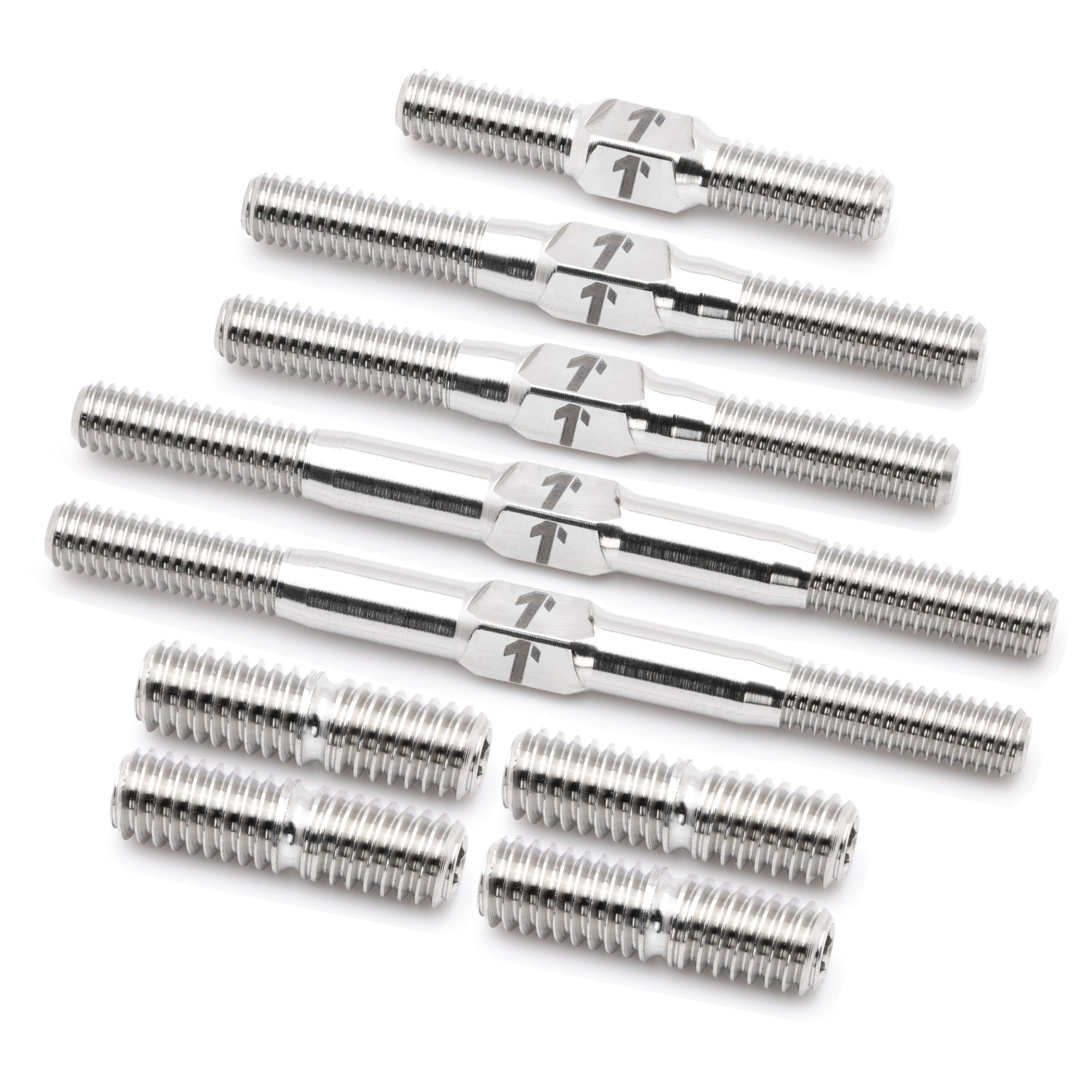 1up Racing Pro Duty Titanium Turnbuckle Set - Yokomo MS 1.0