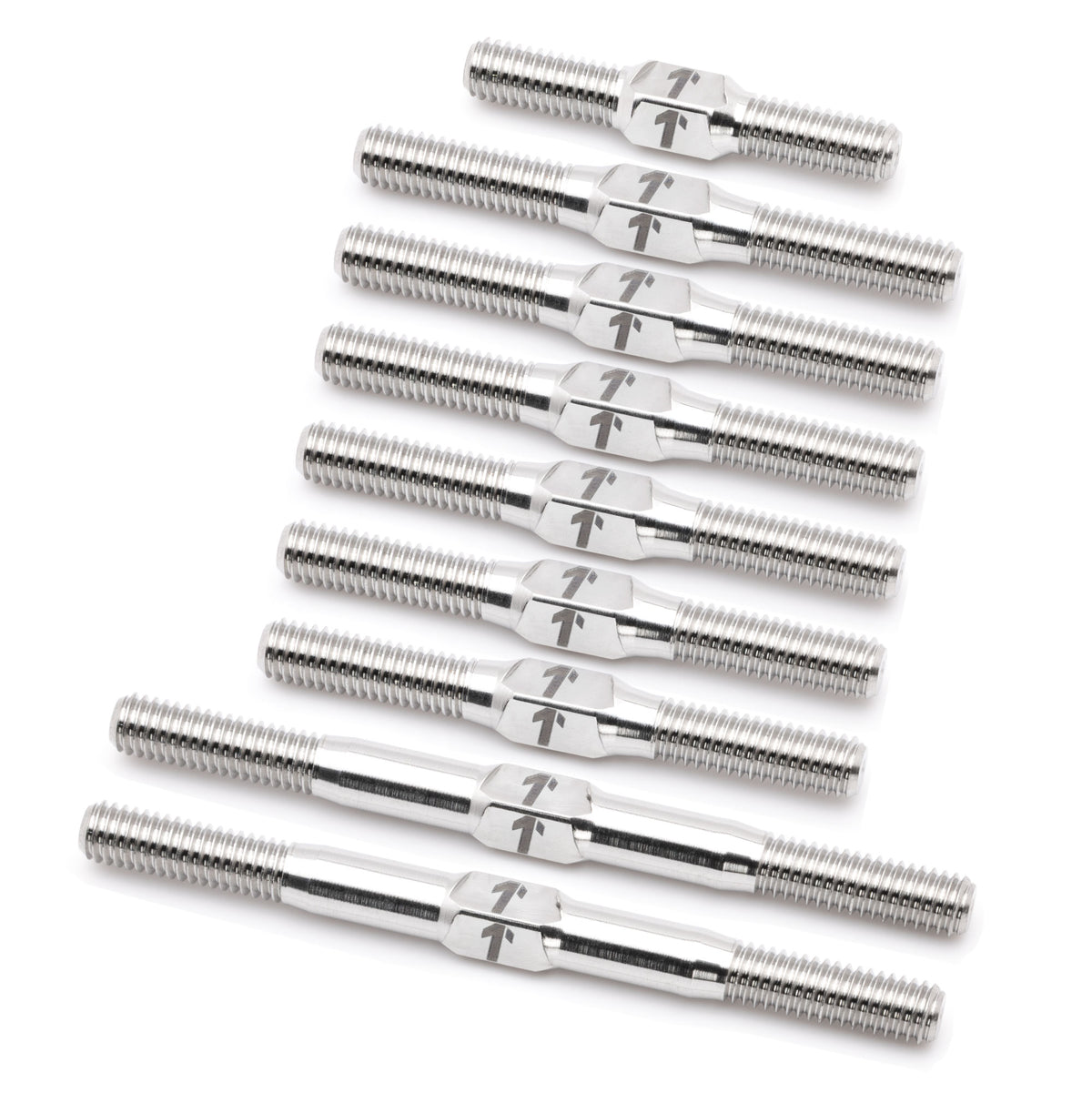 1up Racing Pro Duty Titanium Turnbuckle Set - Axon TC10/4