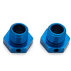 FT 17mm Wheel Hexes, +0mm, blue aluminum