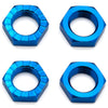 FT Wheel Nuts, 17 mm, blue aluminum