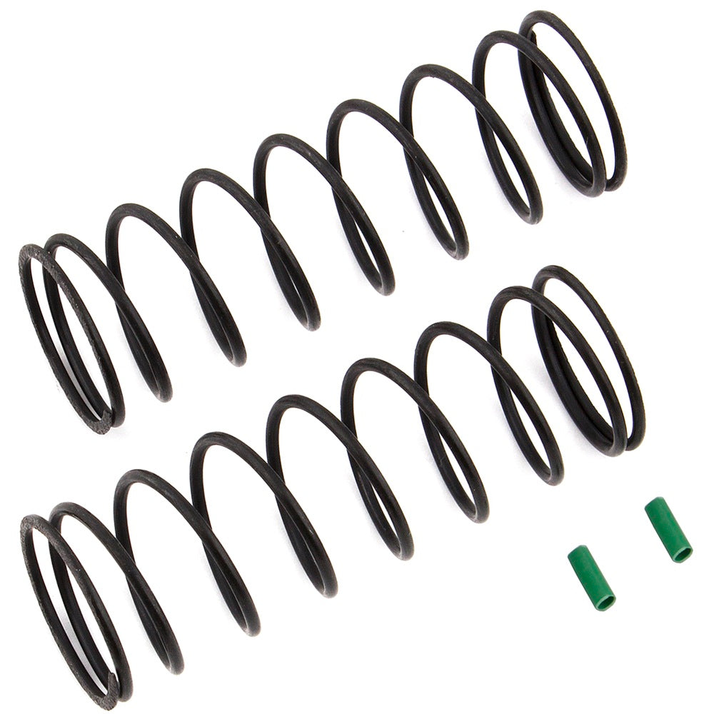 Team Associated Front Springs V2, green, 4.9 lb/in, L70, 9.5T, 1.6D