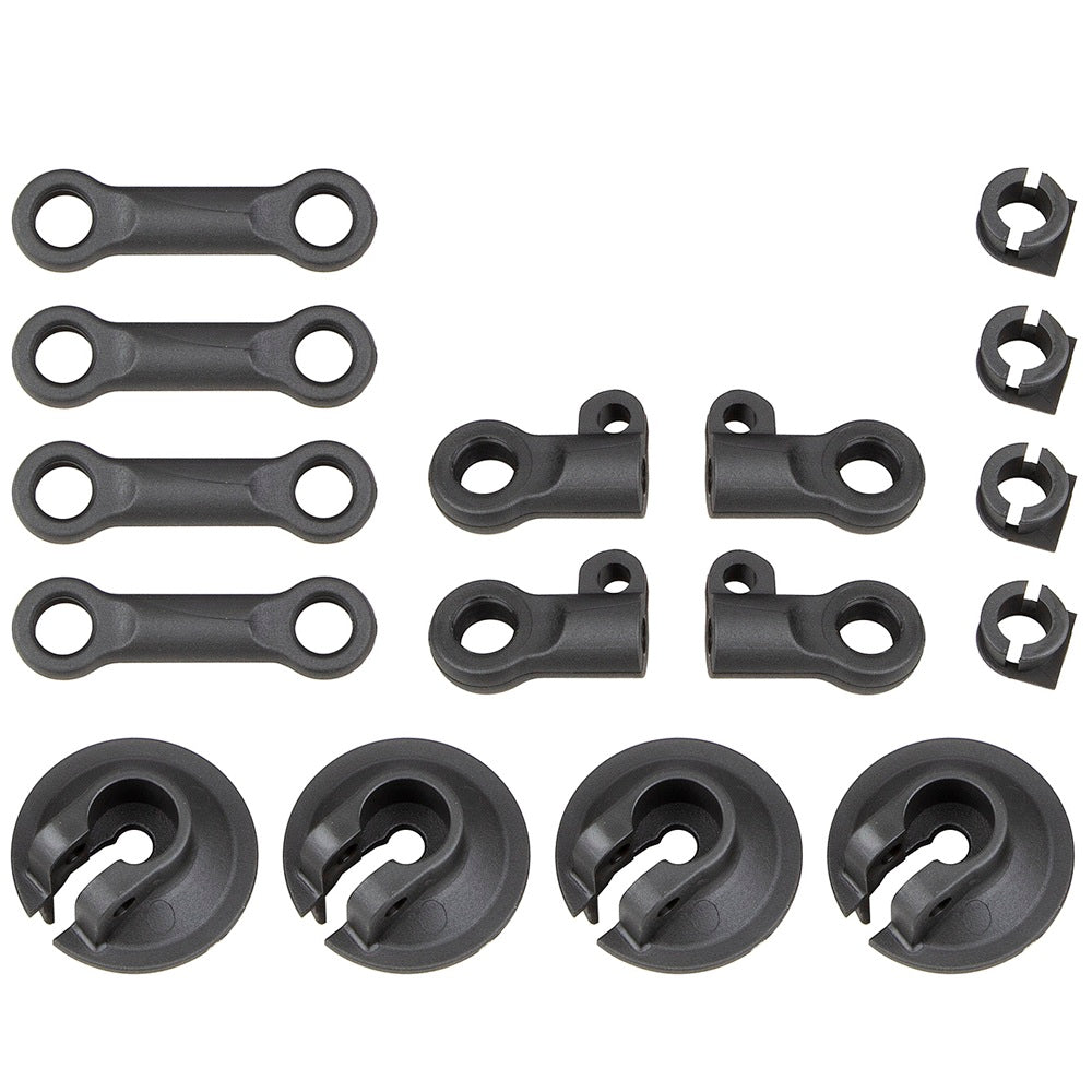 Team Associated RC8B4 Spring Cups and Shock Rod Ends