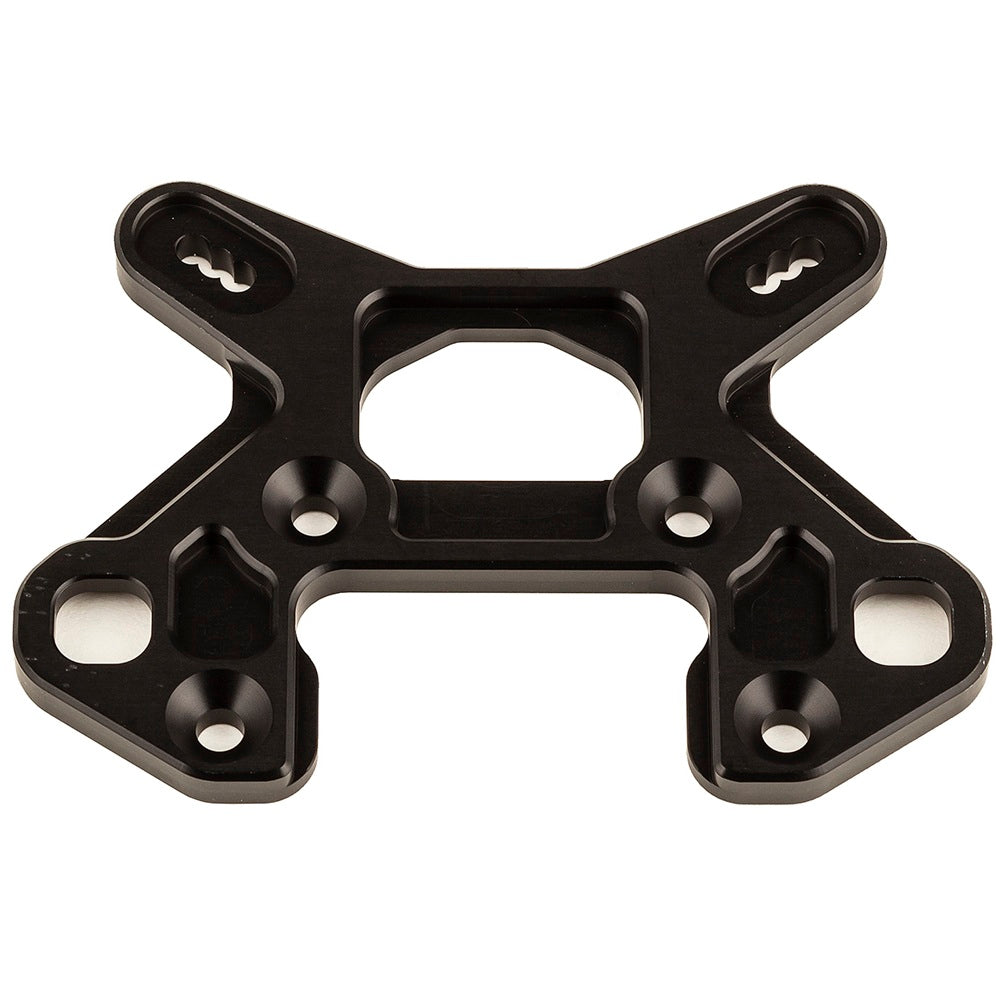 Team Associated RC8B4.1 Aluminum Front Shock Tower, 8 Deg, 26.5mm