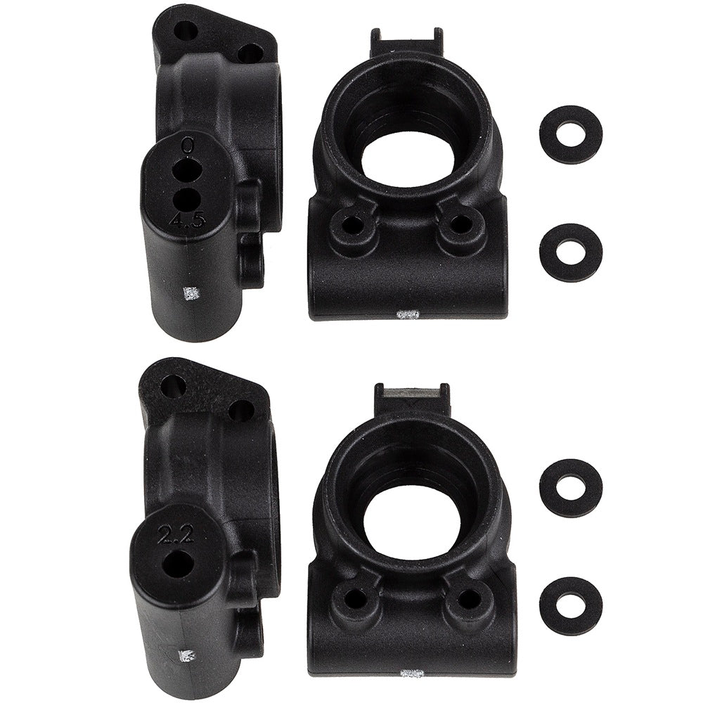 Team Associated RC8B4.1 Rear Hubs, 2-hole, medium