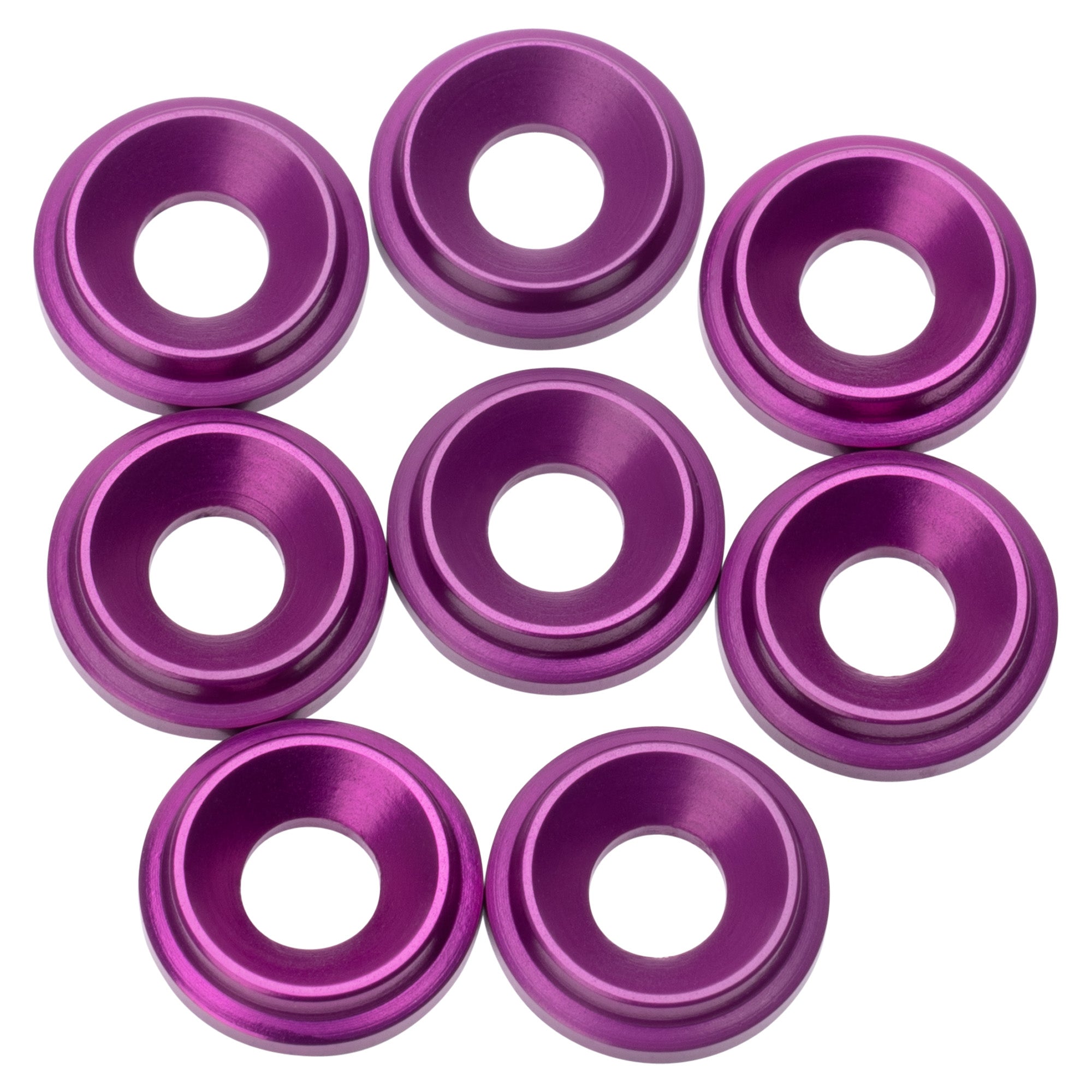 1up Racing 7075 LowPro Countersunk Washers - M3