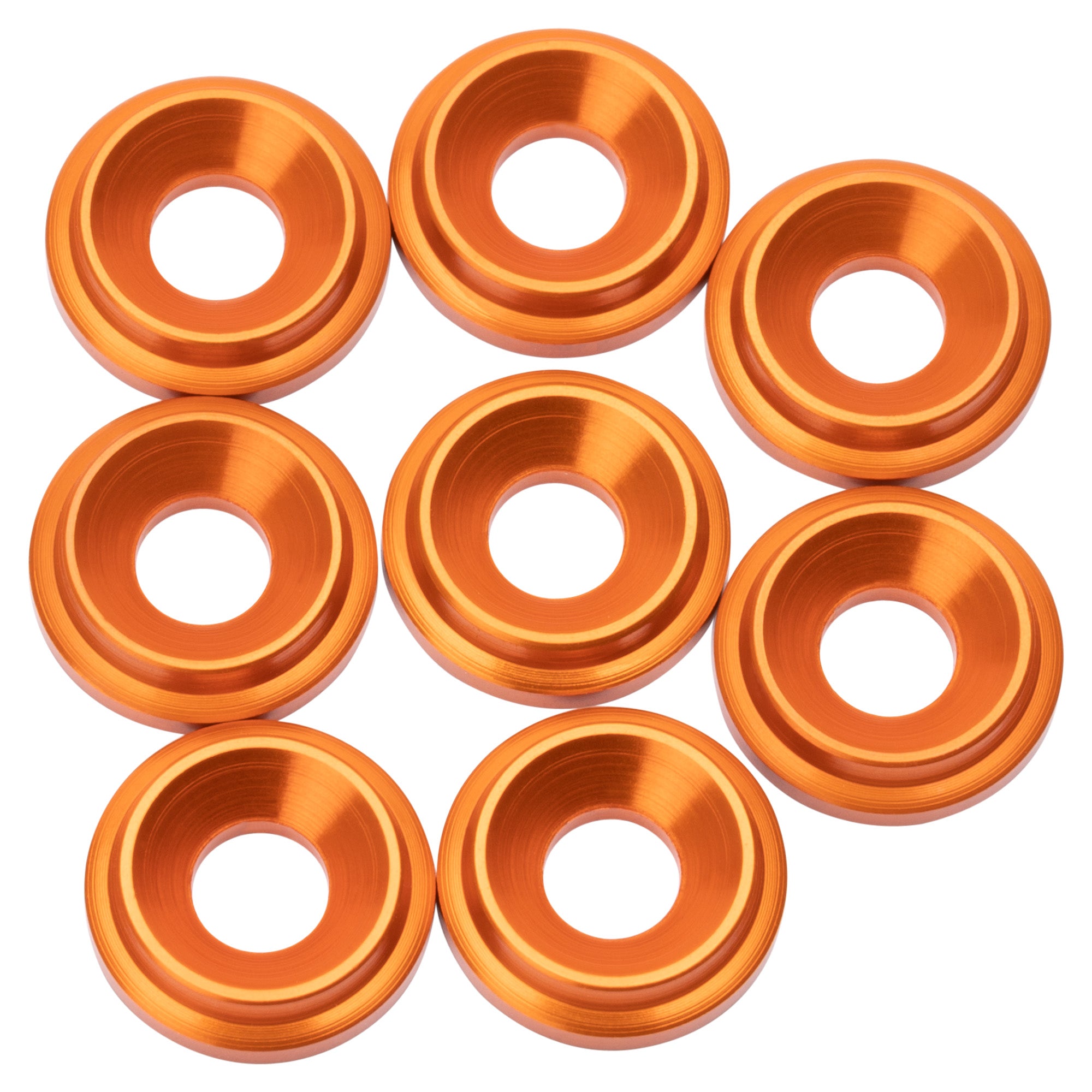 1up Racing 7075 LowPro Countersunk Washers - M3