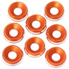 1up Racing 7075 LowPro Countersunk Washers - M3 w/ Shine Chamfer