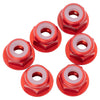 1up Racing 7075 Aluminum Flanged Locknuts - M3