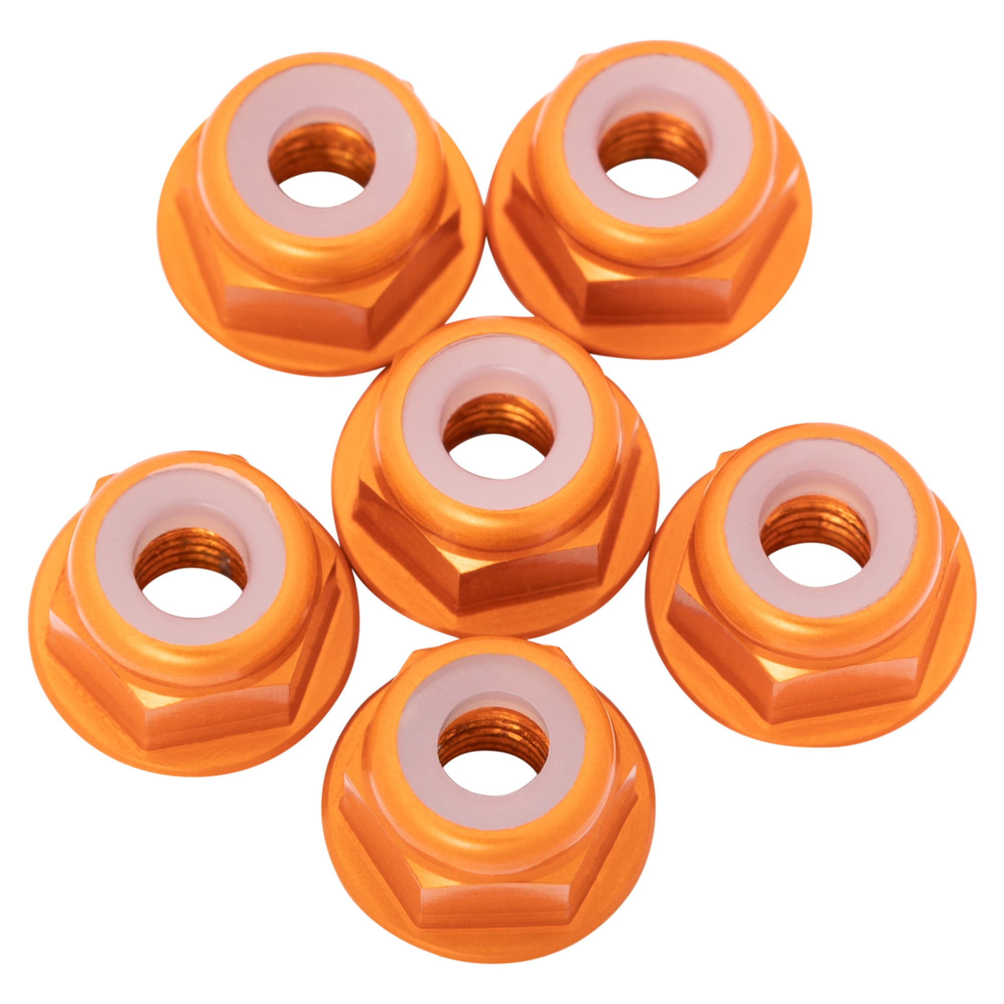 1up Racing 7075 Aluminum Flanged Locknuts - M3