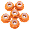 1up Racing 7075 Aluminum Flanged Locknuts - M3