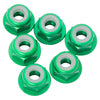 1up Racing 7075 Aluminum Flanged Locknuts - M3