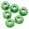 1up Racing 7075 Aluminum Flanged Locknuts - M3