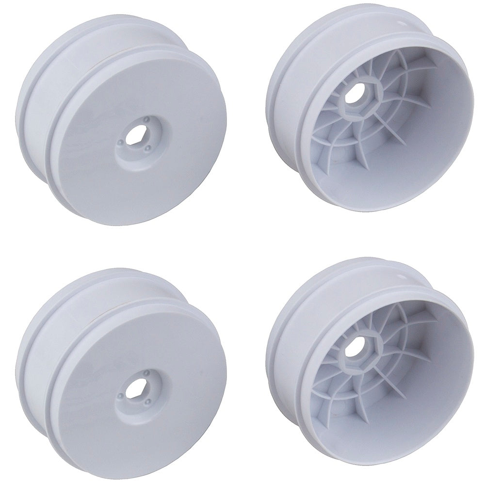 Team Associated 1:8 Buggy Wheels, 83 mm, 17 mm Hex, white