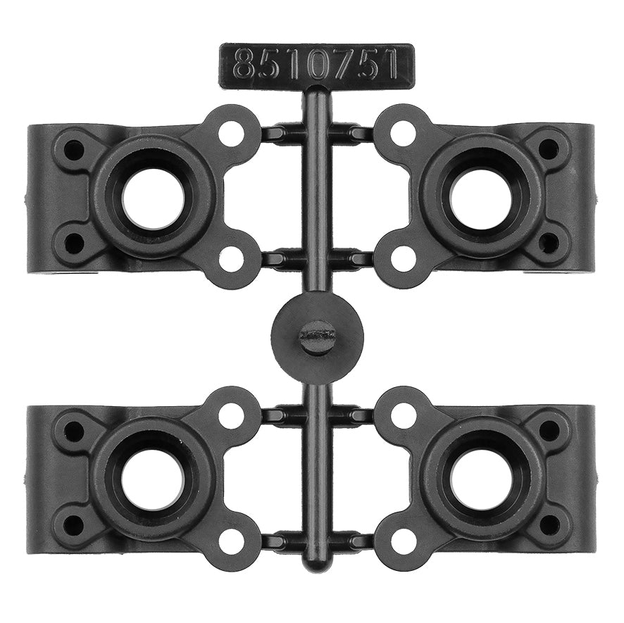 Team Associated RC10B7 Rear Hub Set - -4mm Offset