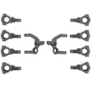 FT RC10B7.1 Caster And Steering Block Set, Carbon