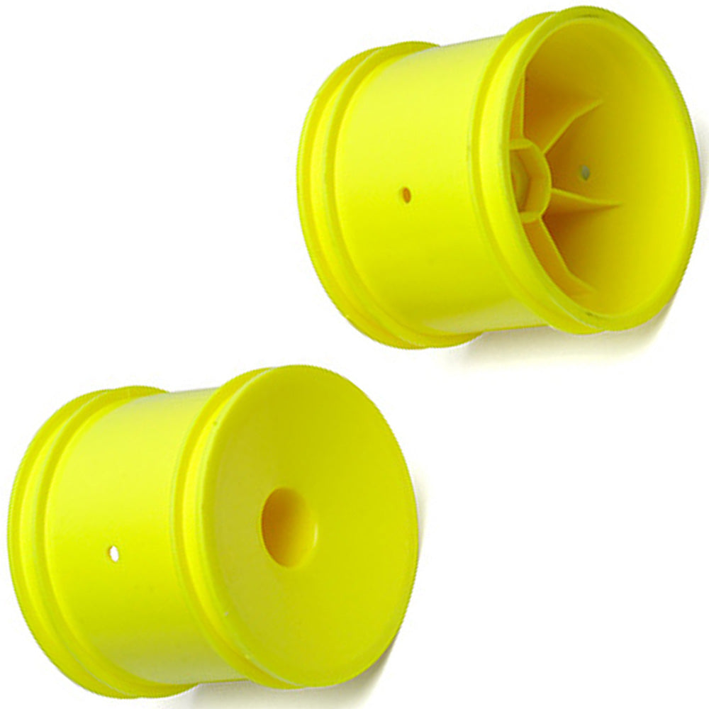 Team Associated Truck Wheels 2.2 in 12mm Hex - Yellow