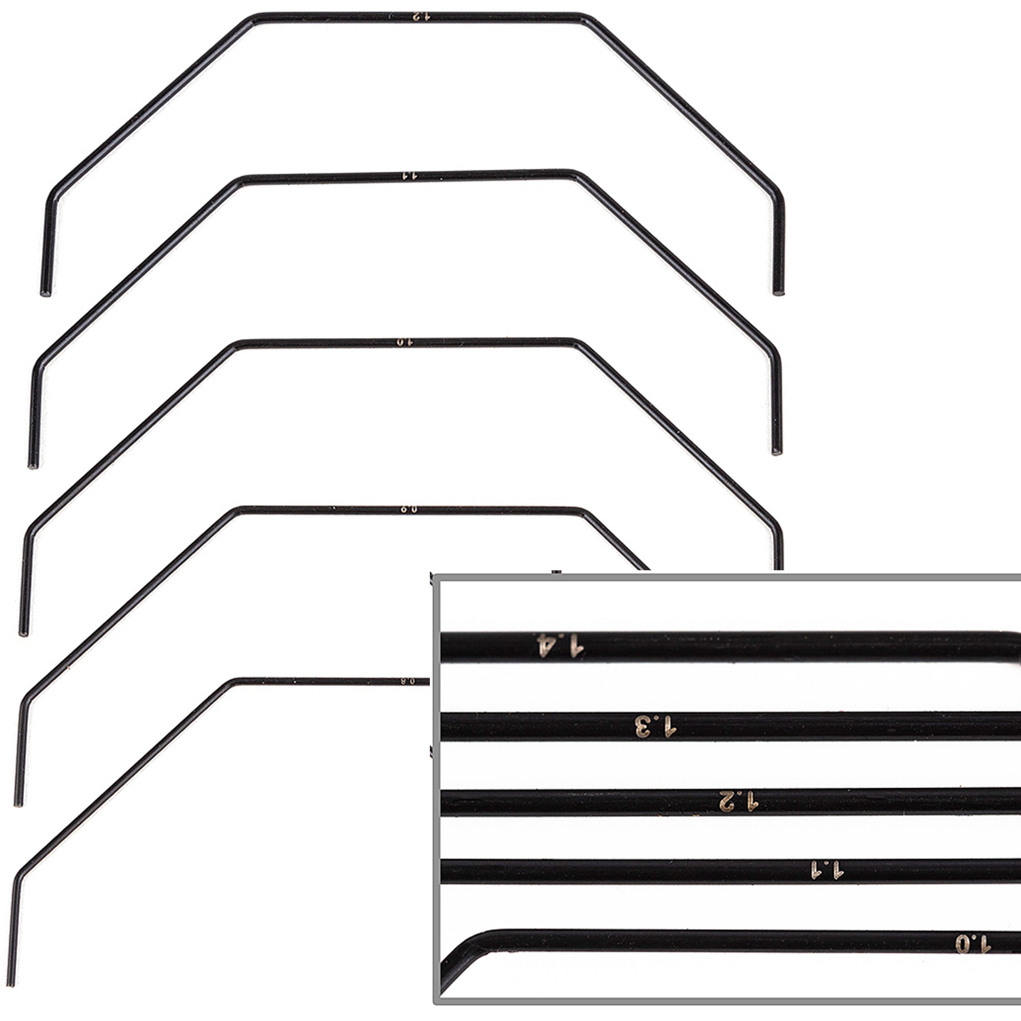 Team Associated RC10B7 Front Anti-Roll Bar Set