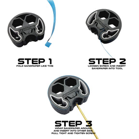 RC MAKER 3D Pro Wheel Arch Hand Sander Set for 1/10 & 1/8 On-Road