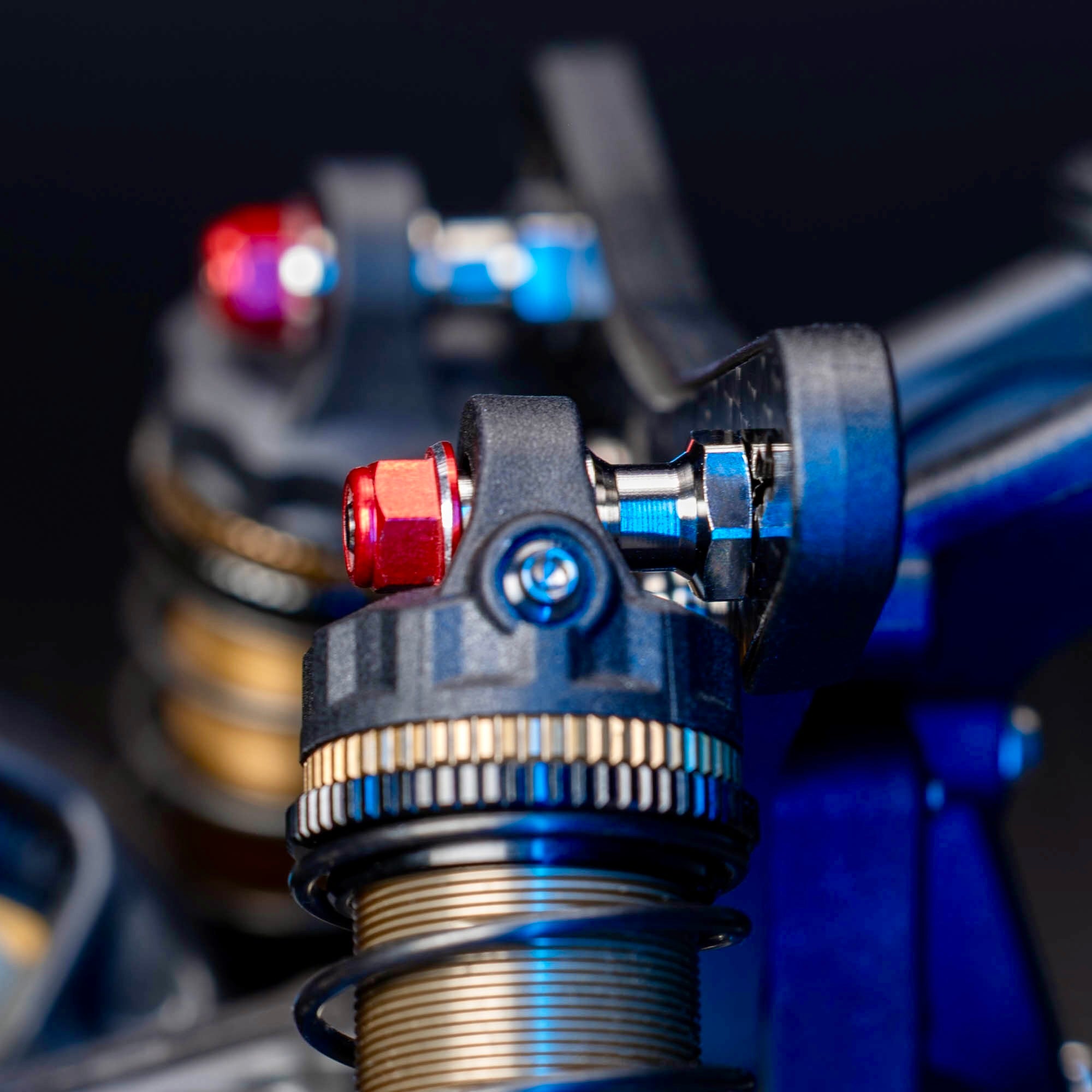 1up Racing Pro Duty Titanium Upper Shock Mounts