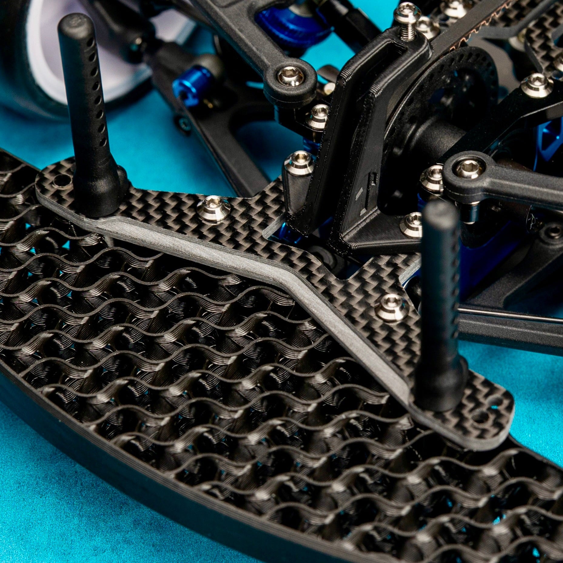 1up Racing CF1 Front Bumper Brace - AE TC8