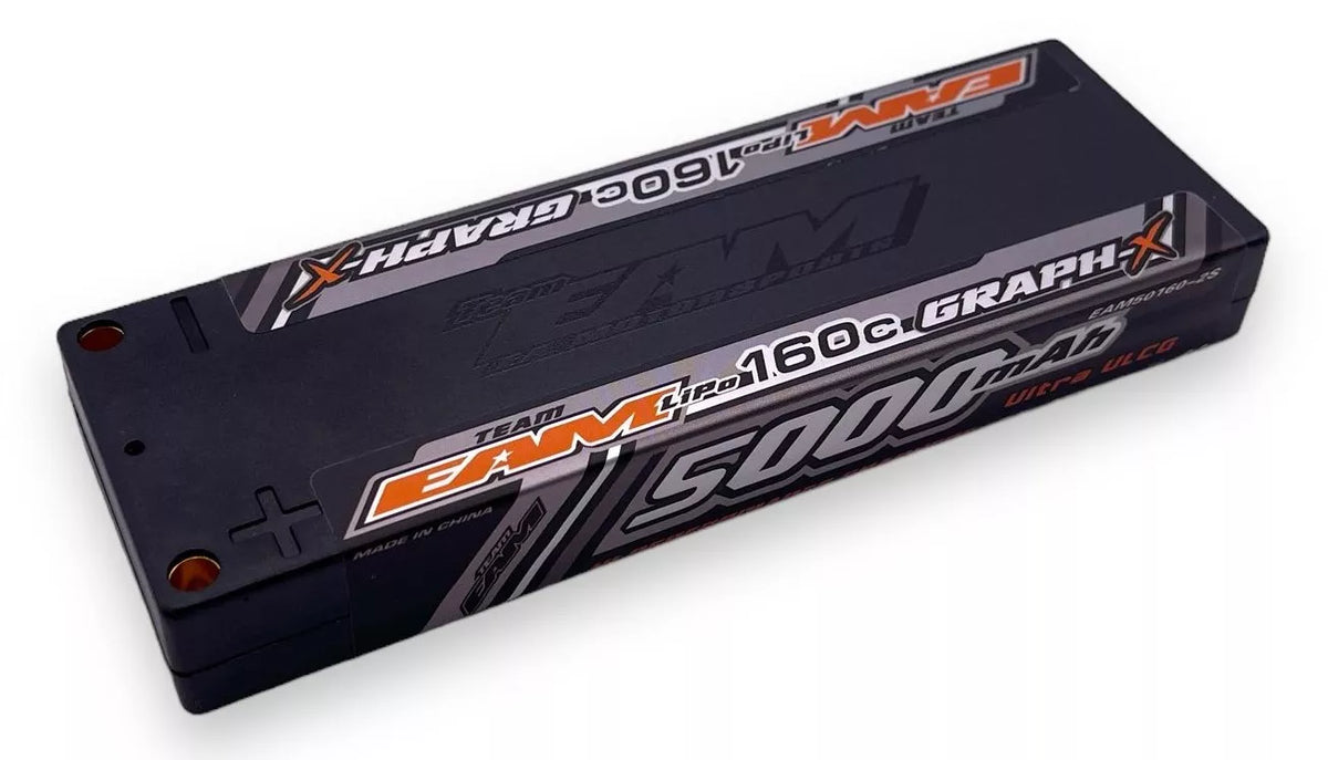 Team EAM 5000mAh 160C 2S LiPo Battery - Ultra ULCG Graph-X