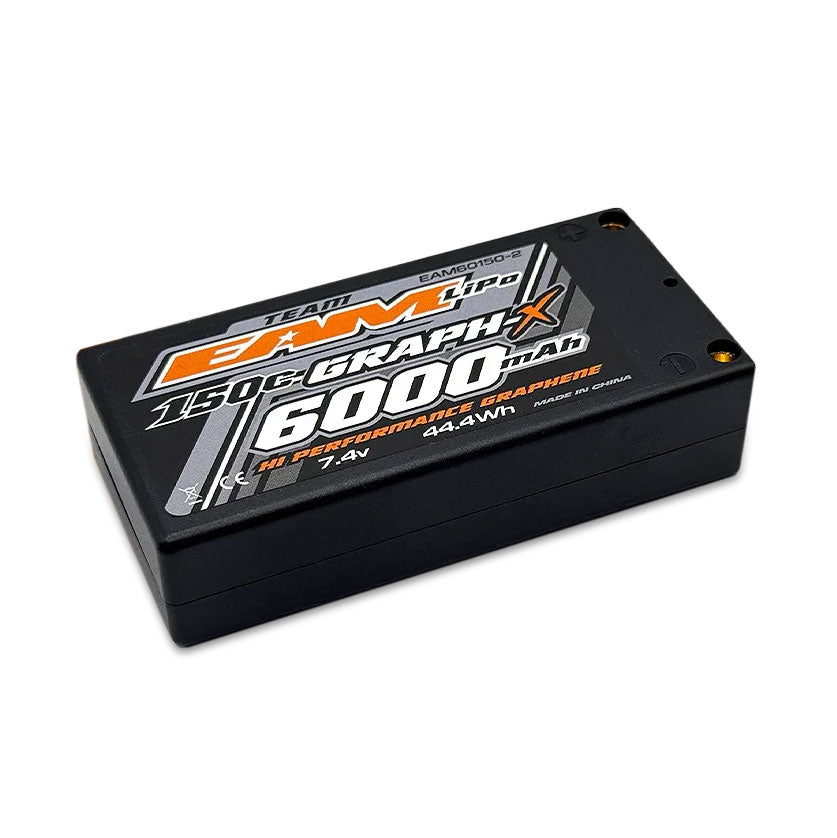 Team EAM 6000mAh 150C 2S LiPo Battery - Graphene Shorty