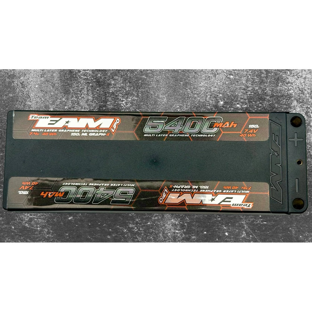 Team EAM 5400mah 150C ML Graph-X Formula UUULCG 2S Lipo Battery