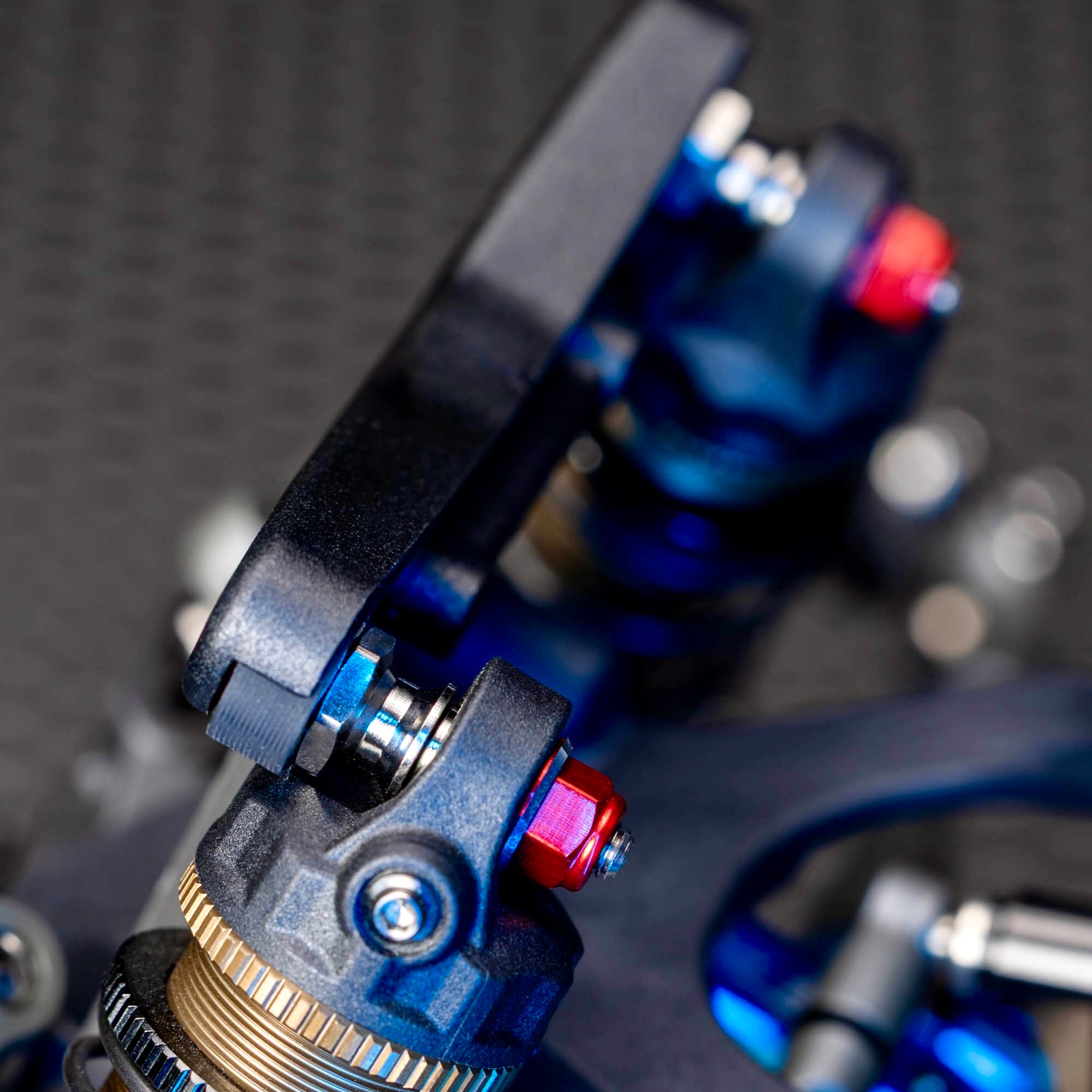 1up Racing Pro Duty Titanium Upper Shock Mounts