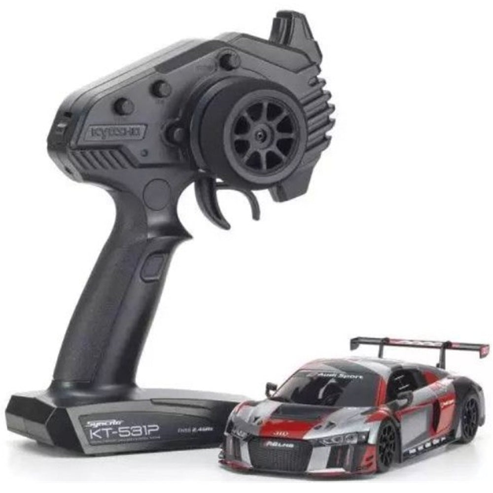 Kyosho MINI-Z MR-04 RWD Readyset w/Audi R8 LMS 2016 Body (Grey/Red)