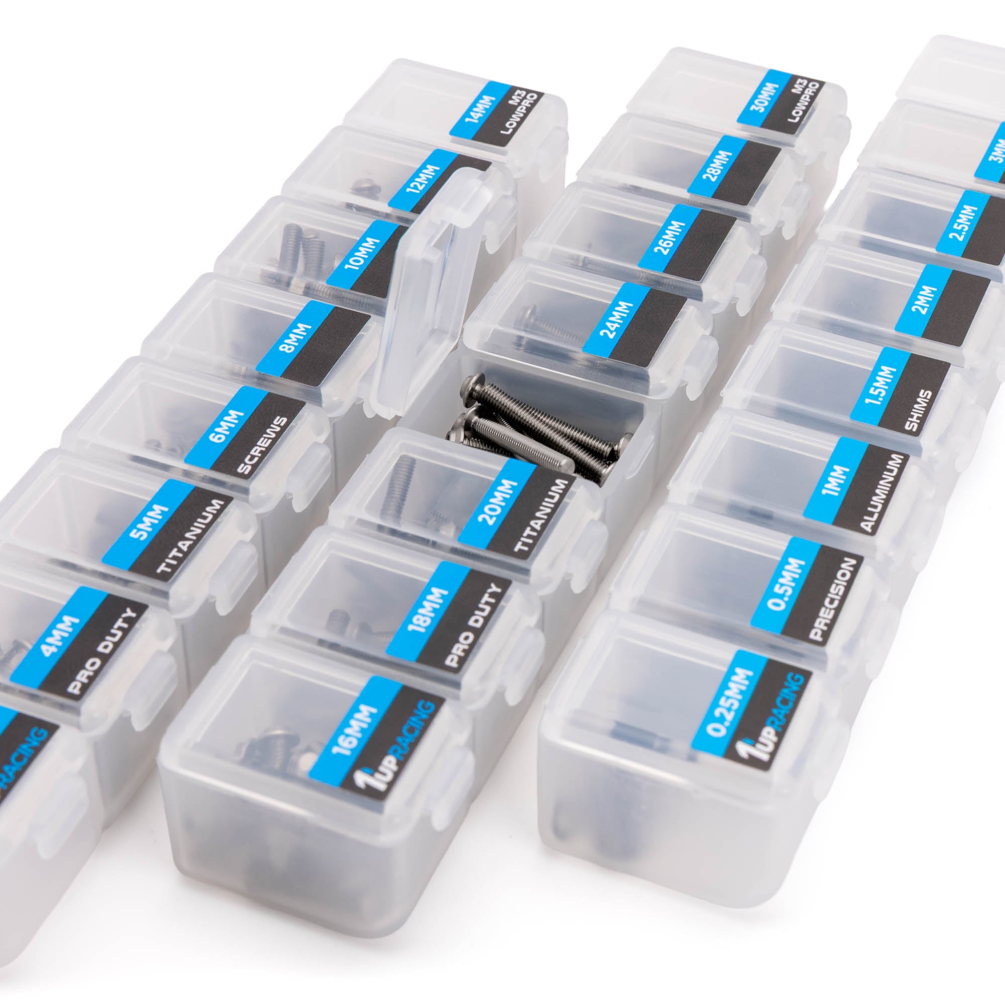 Meiho Hardware Organizers & 1up Racing Labels