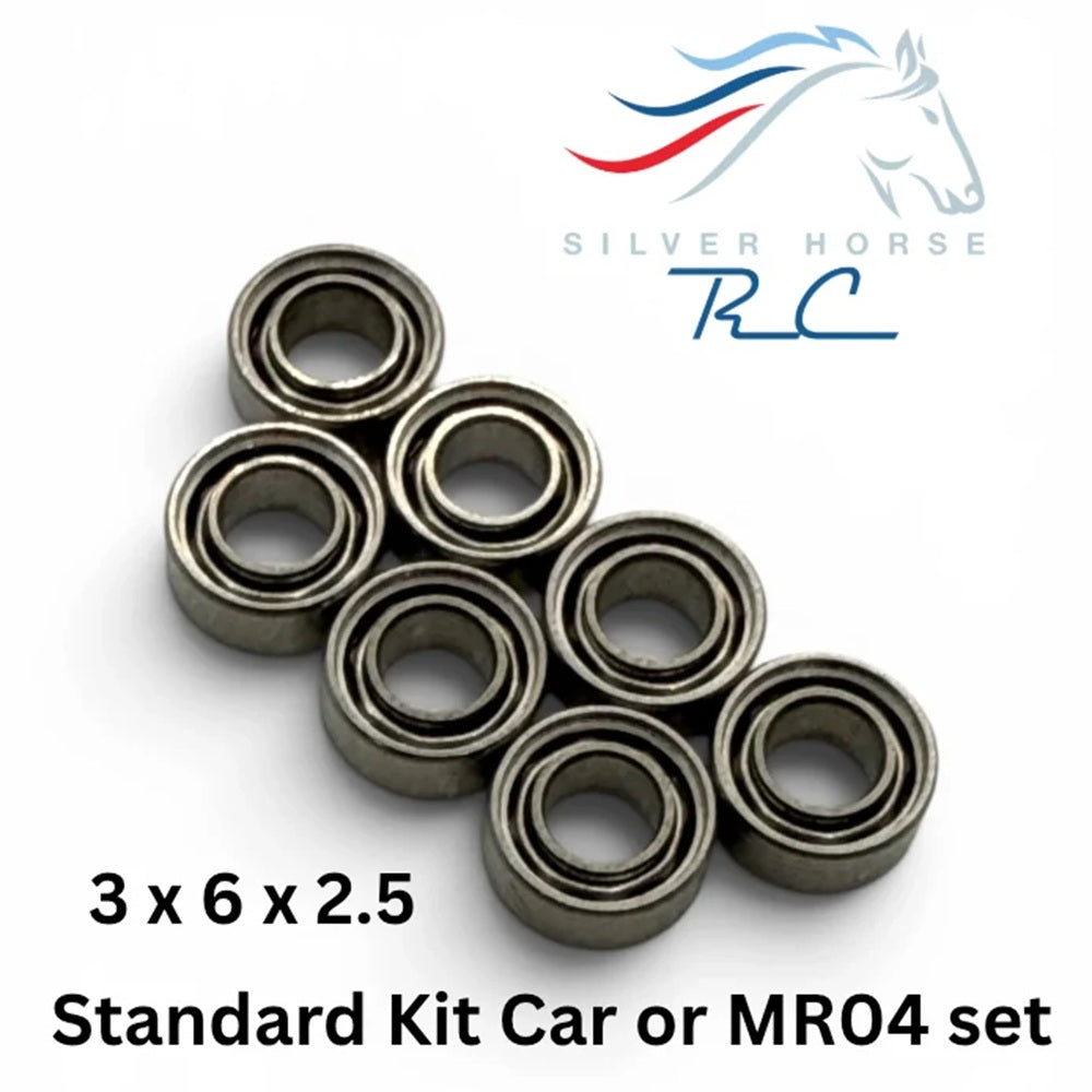 Silver Horse RC Ceramic Racing Bearing Kit - 1/28 Pan & MR04