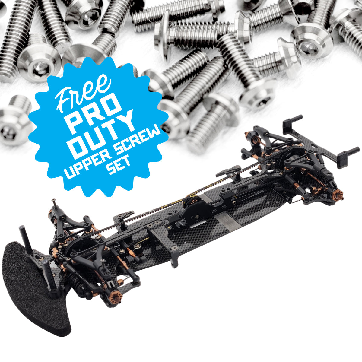 RC MAKER SP1 Touring Car Kit - Carbon - 1up Labor Day Promo FREE Pro Duty Upper Screw Set!