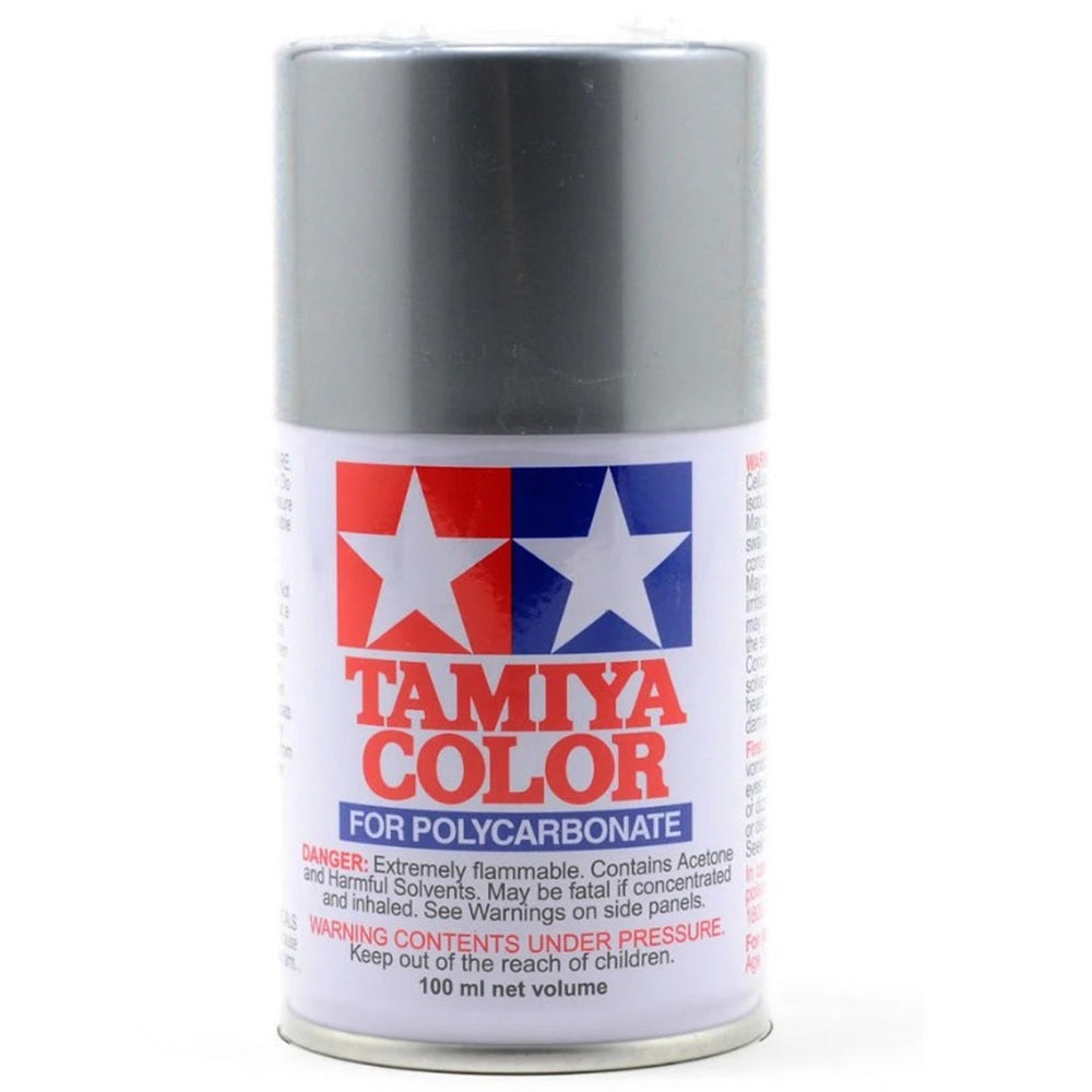 Tamiya PS-12 Silver Lexan Spray Paint (100ml)