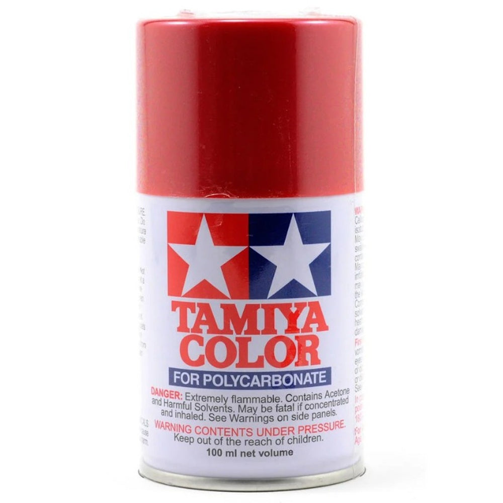 Tamiya PS-15 Metallic Red Lexan Spray Paint (100ml)