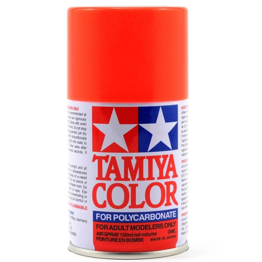 Tamiya PS-20 Fluorescent Red Lexan Spray Paint (100ml)