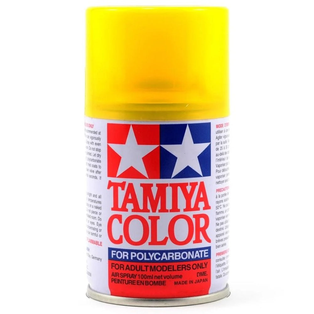 Tamiya PS-42 Translucent Yellow Lexan Spray Paint (100ml)