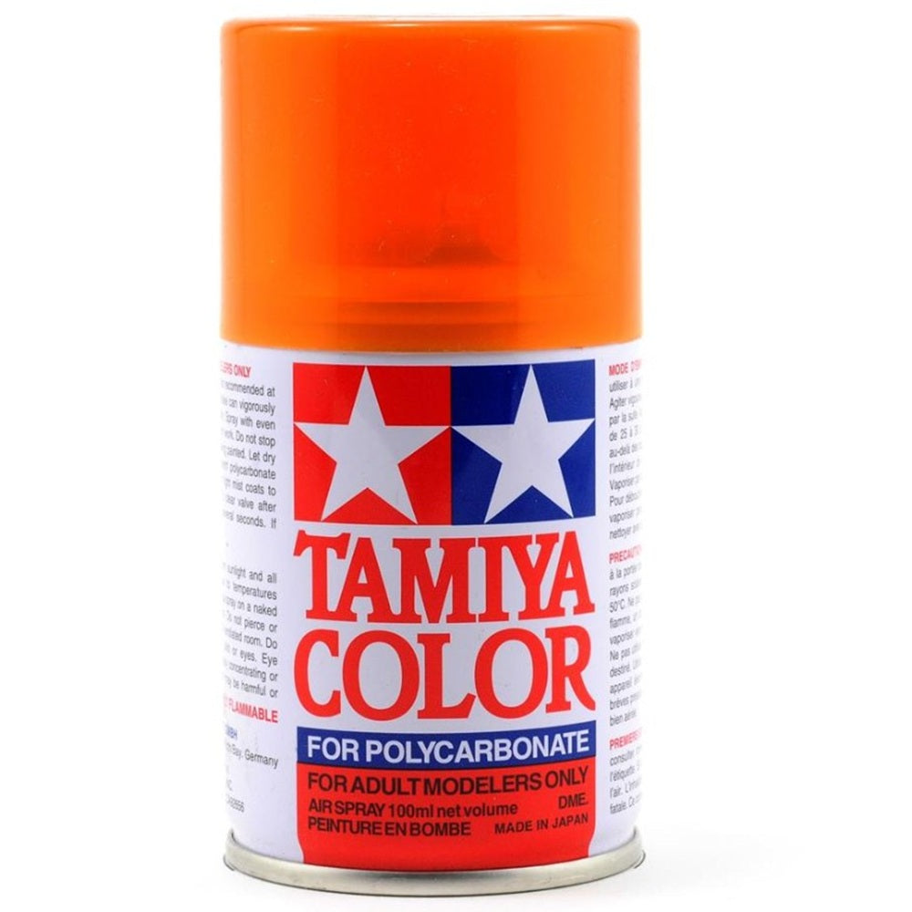 Tamiya PS-43 Translucent Orange Lexan Spray Paint (100ml)