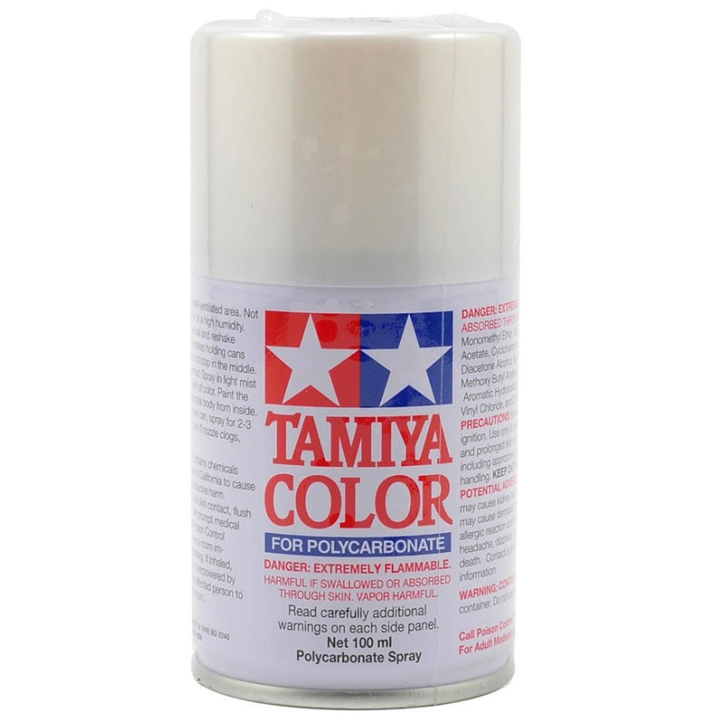 Tamiya PS-57 Pearl White Lexan Spray Paint (100ml)