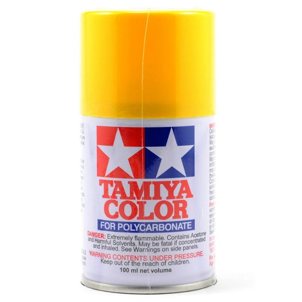 Tamiya PS-6 Yellow Lexan Spray Paint (100ml)