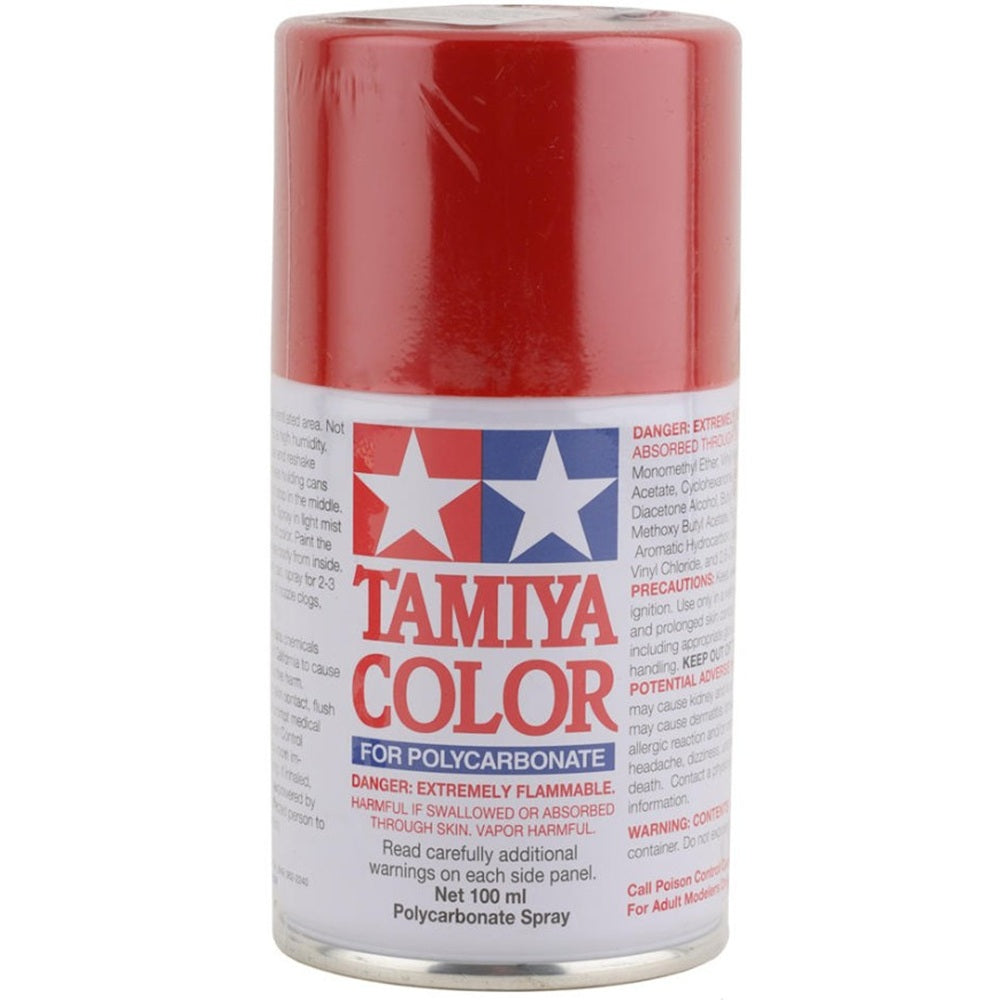 Tamiya PS-60 Bright Mica Red Lexan Spray Paint (100ml)