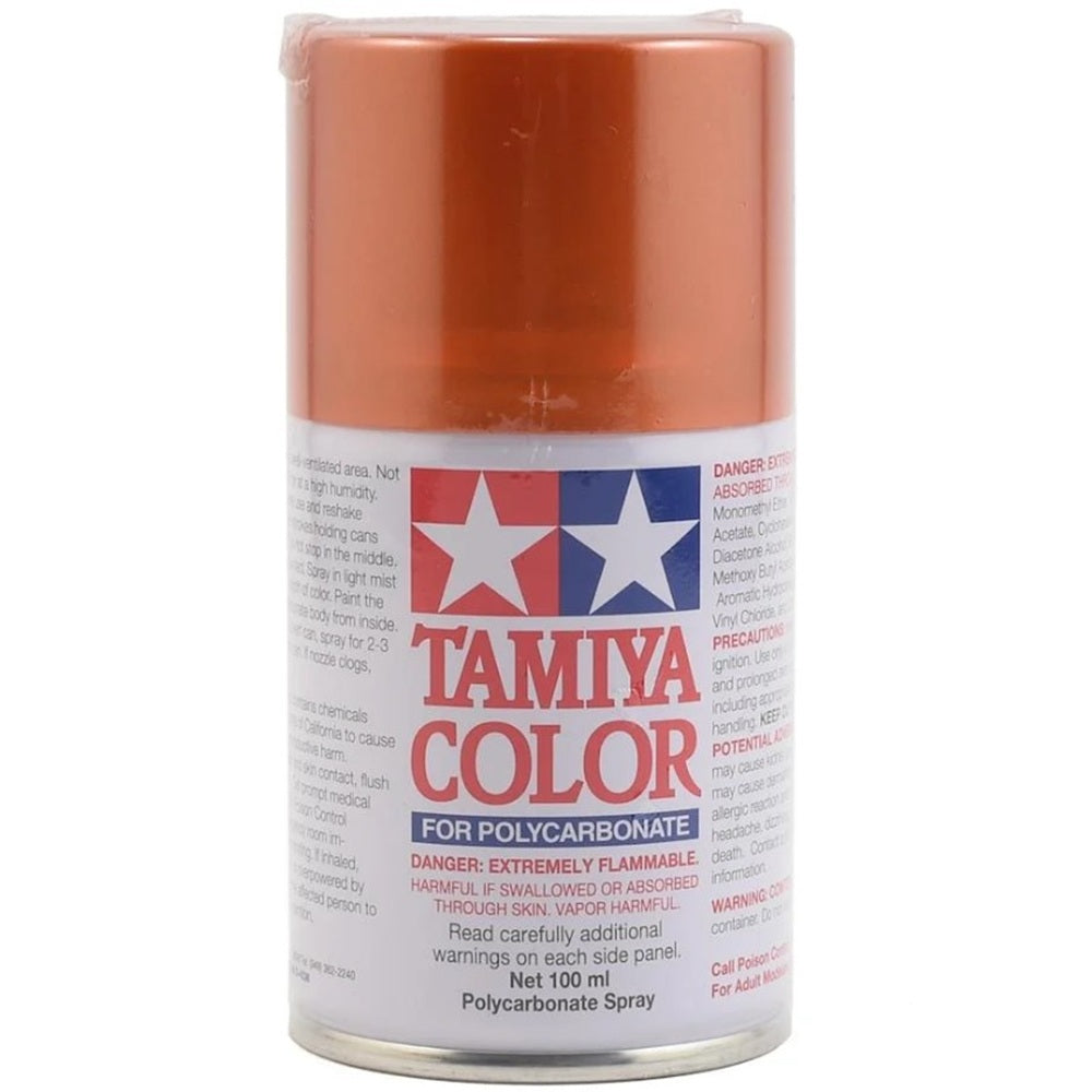 Tamiya PS-61 Metallic Orange Lexan Spray Paint (100ml)