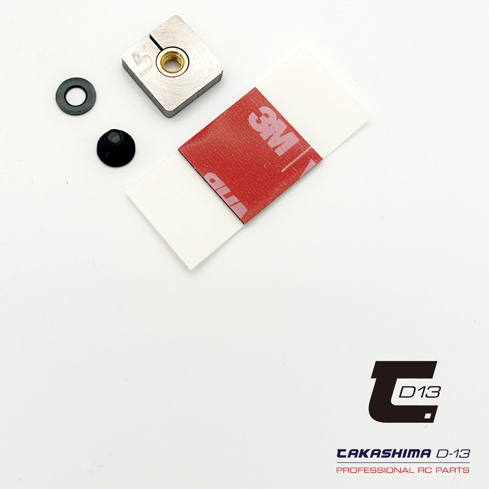 TD13 Tungsten Weight 5g with Screw & Double Side Sticker