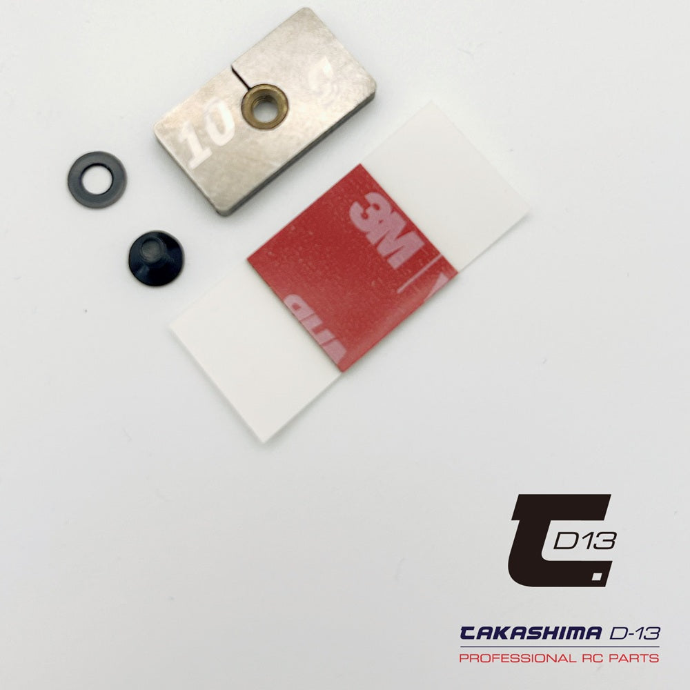 TD13 Tungsten Weight 10g with Screw & Double Side Sticker