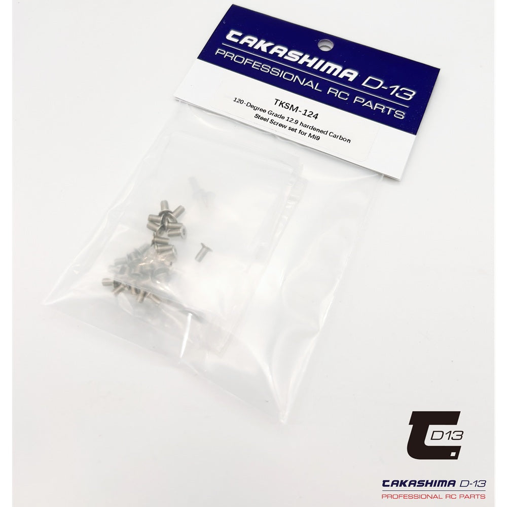TD13 120-Degree Grade 12.9 hardened Carbon Steel Screw set for Schumacher Mi9