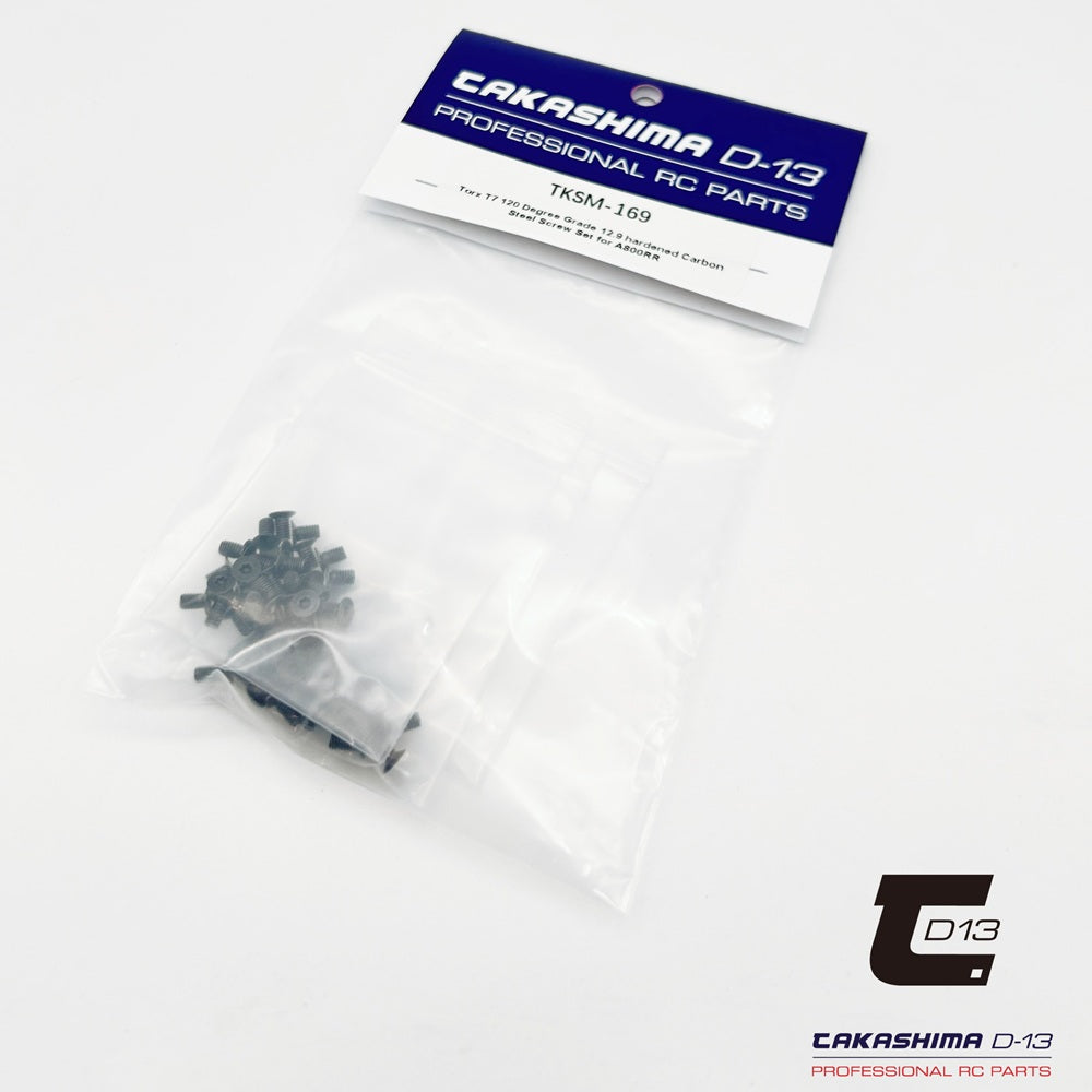 TD13 Torx T7 120-Degree Grade 12.9 hardened Carbon Steel Screw set for A800RR