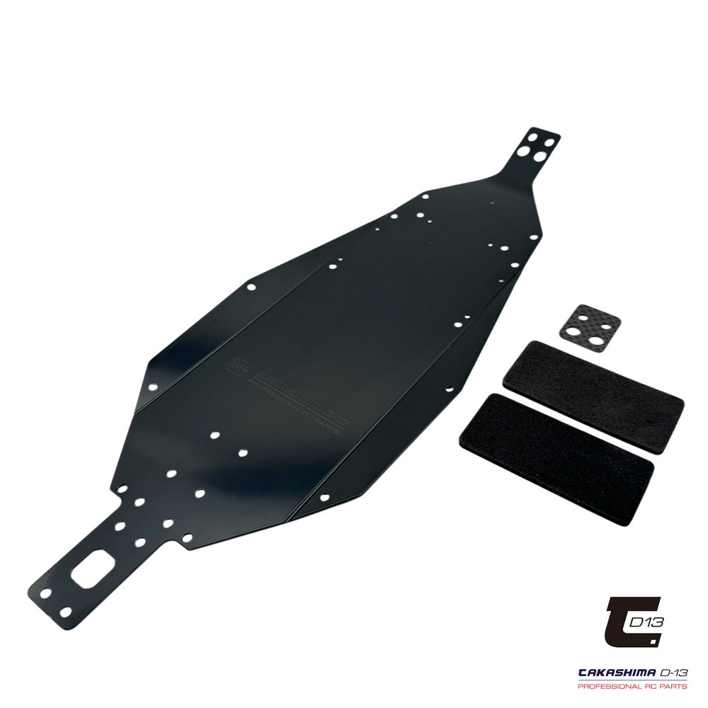 TD13 1.2mm Spring Steel Chassis for Associated B7.1 w/Screw Set & Driver Tip Bundle - Pre-Order