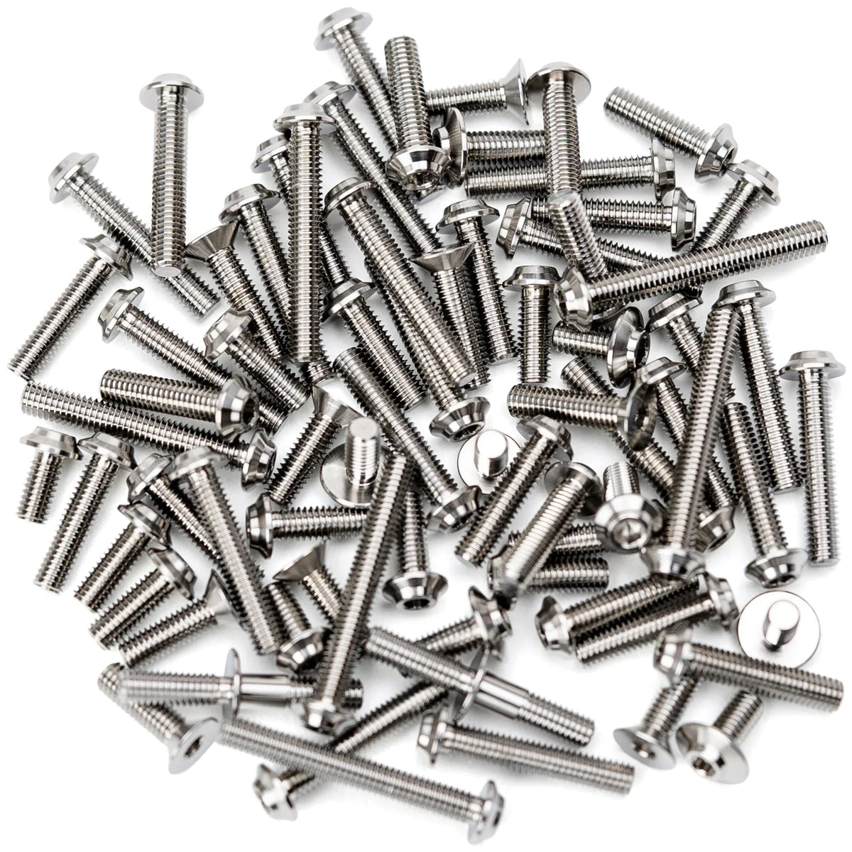 1up Racing Pro Duty Titanium Upper Screw Set - Schumacher Cat PB